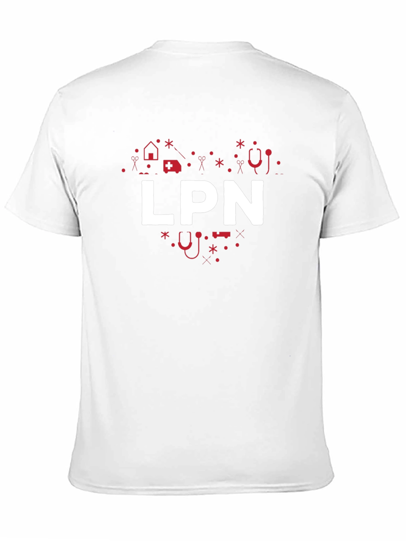 LPN Heart Graphic T-Shirt - Nurse Apparel