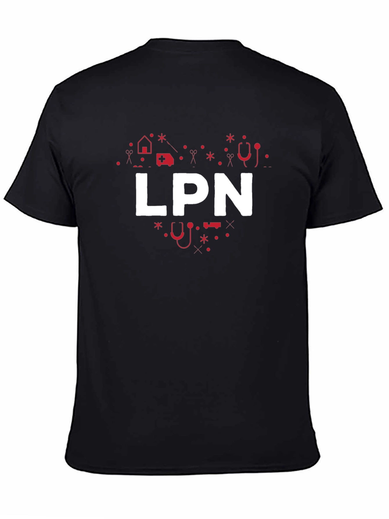 LPN Heart Graphic T-Shirt - Nurse Apparel