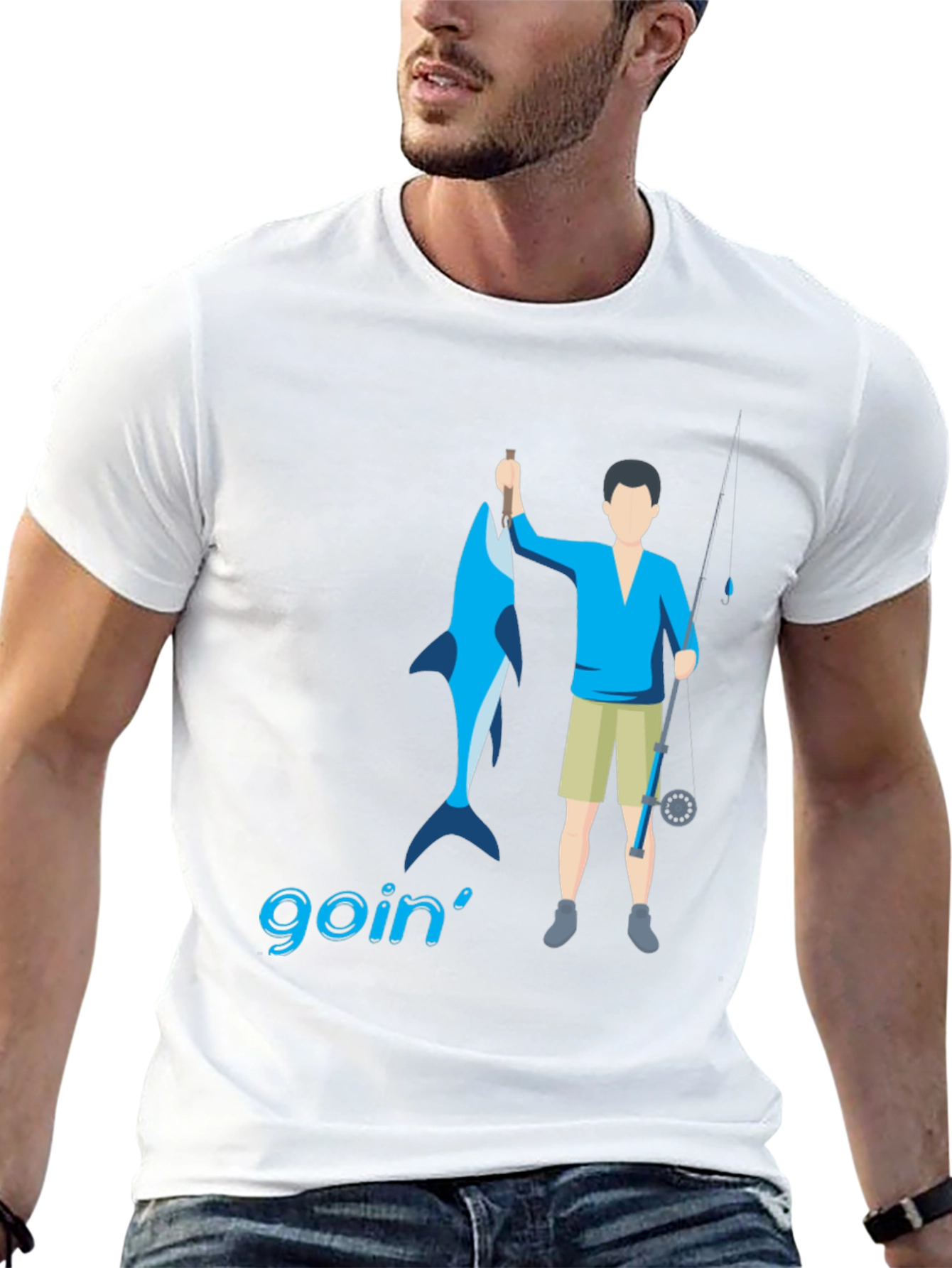 Goin Fishin Graphic Tee