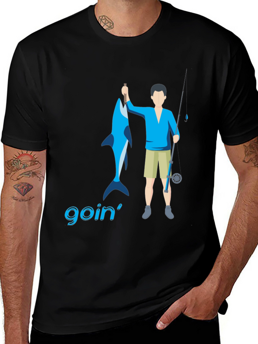 Goin Fishin Graphic Tee