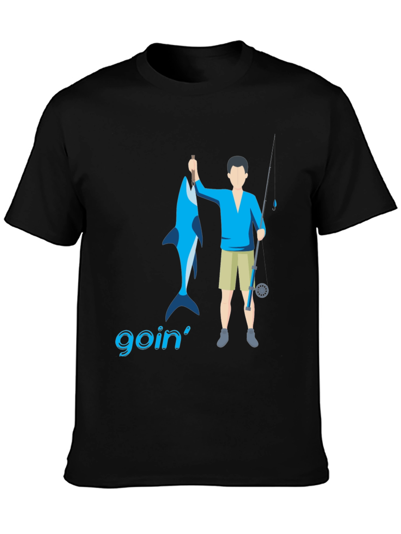 Goin Fishin Graphic Tee
