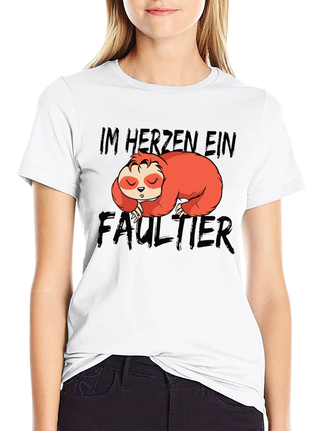 Im Herzen Ein Faultier Sloth Graphic T-Shirt