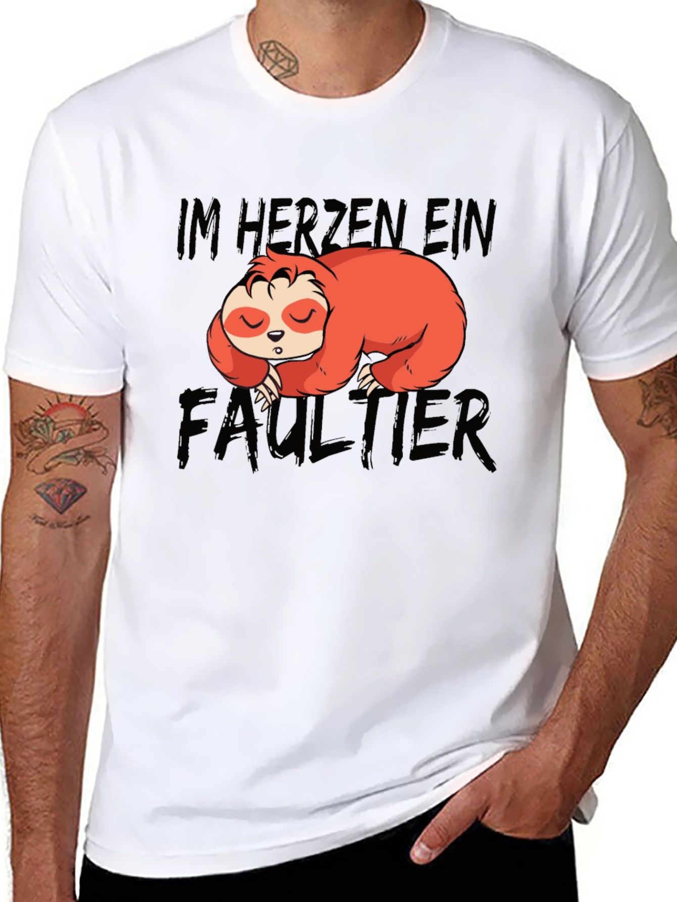 Im Herzen Ein Faultier Sloth Graphic T-Shirt