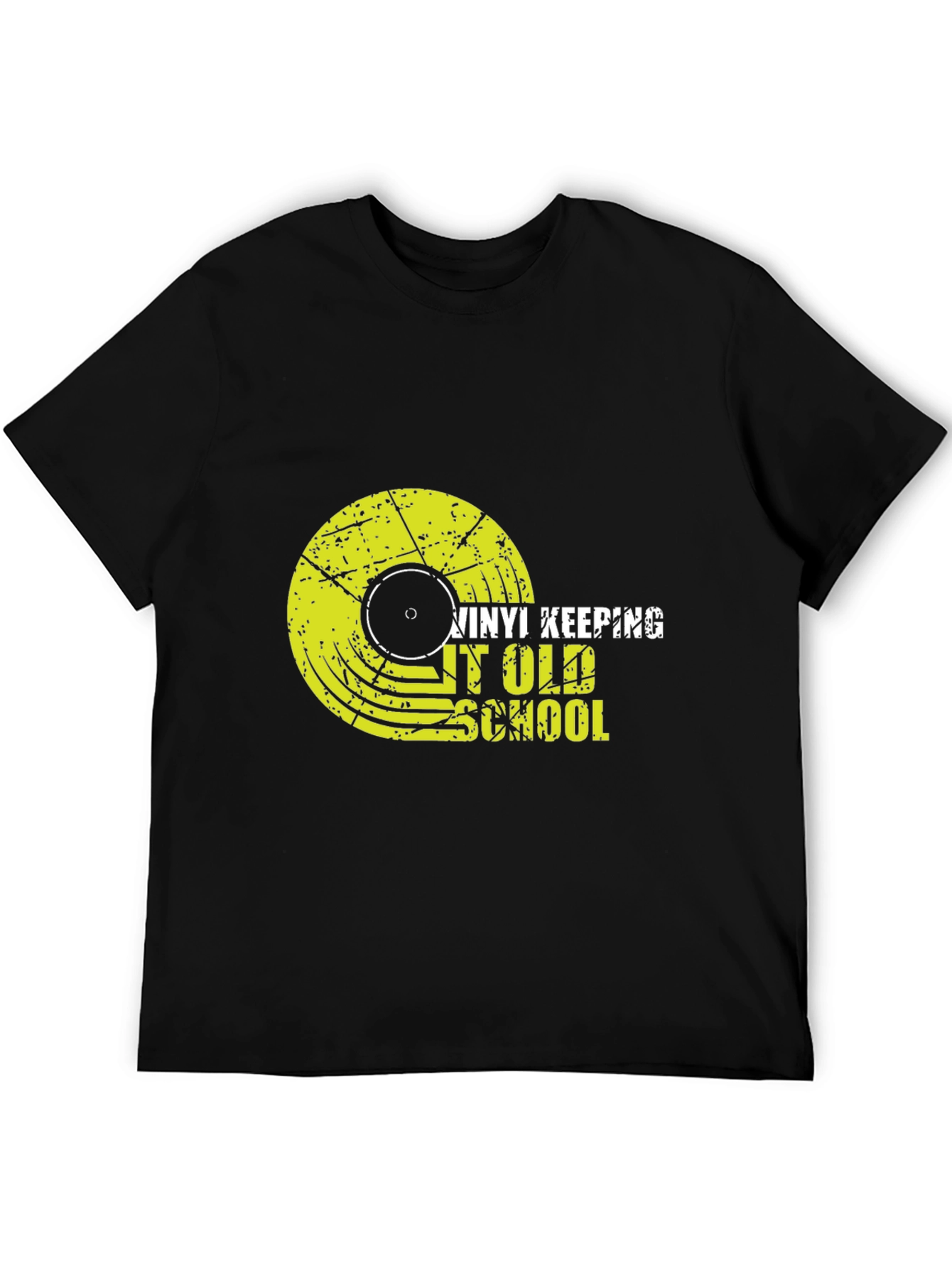 Vinyl Record Old School Graphic T-Shirt