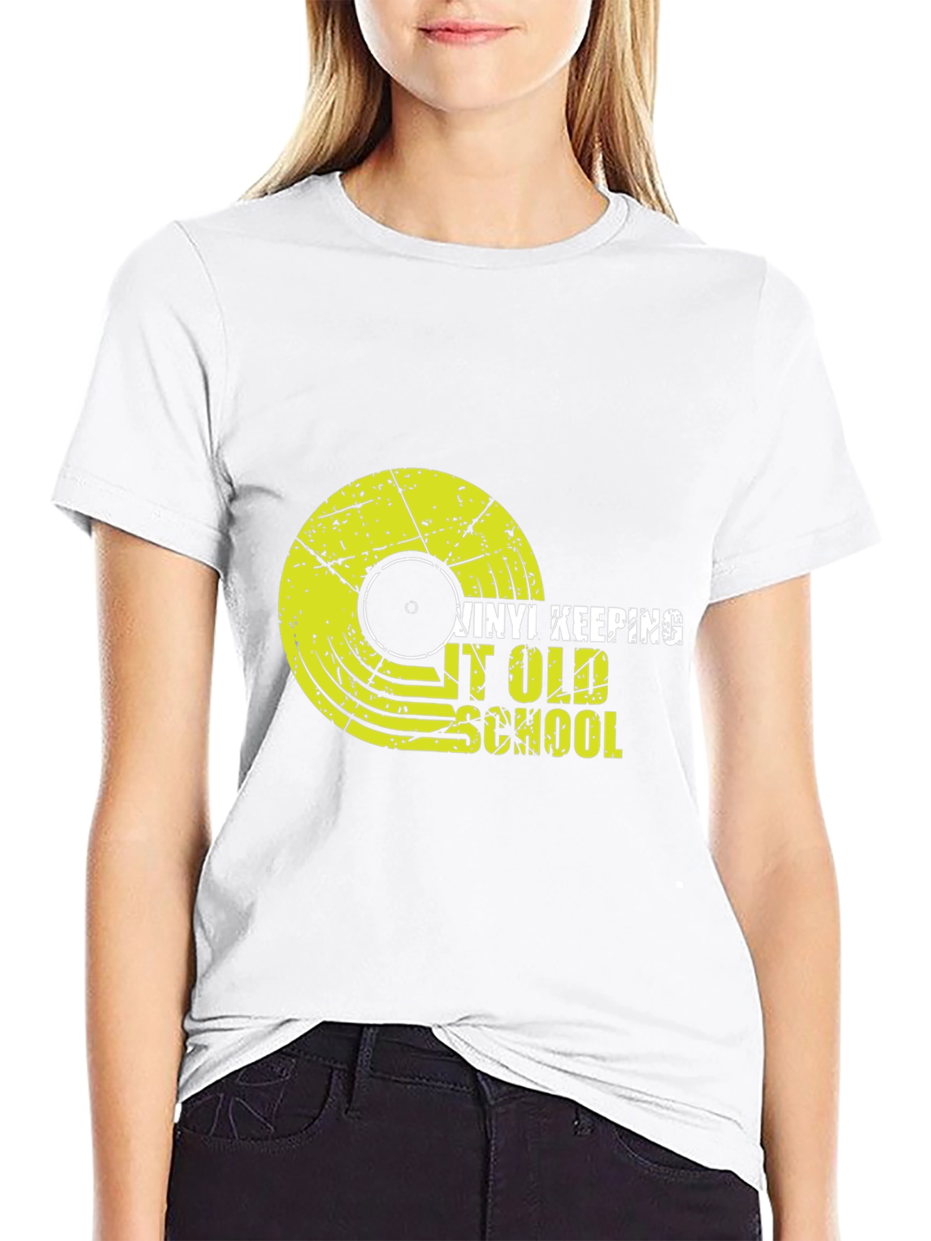 Vinyl Record Old School Graphic T-Shirt