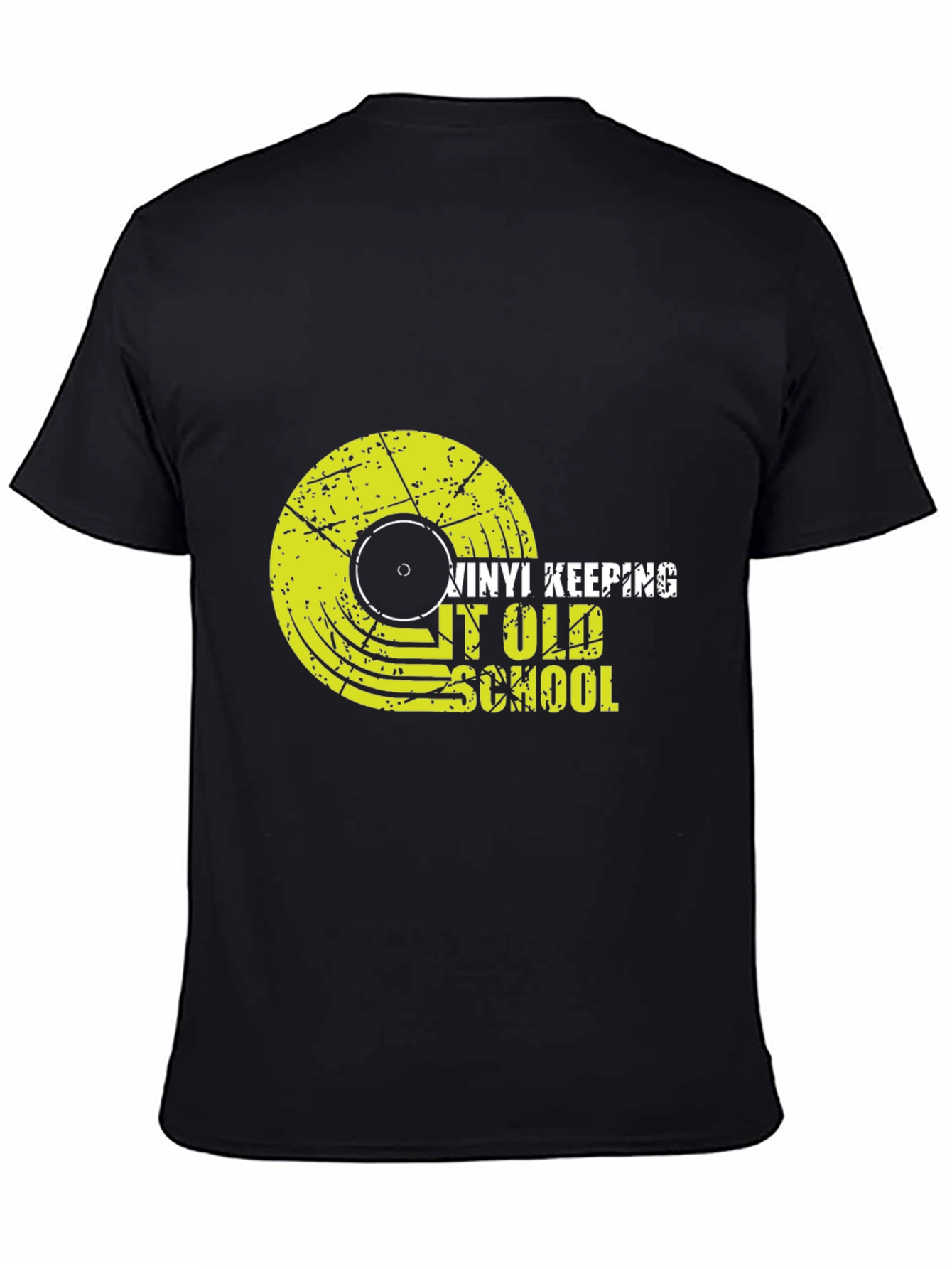 Vinyl Record Old School Graphic T-Shirt