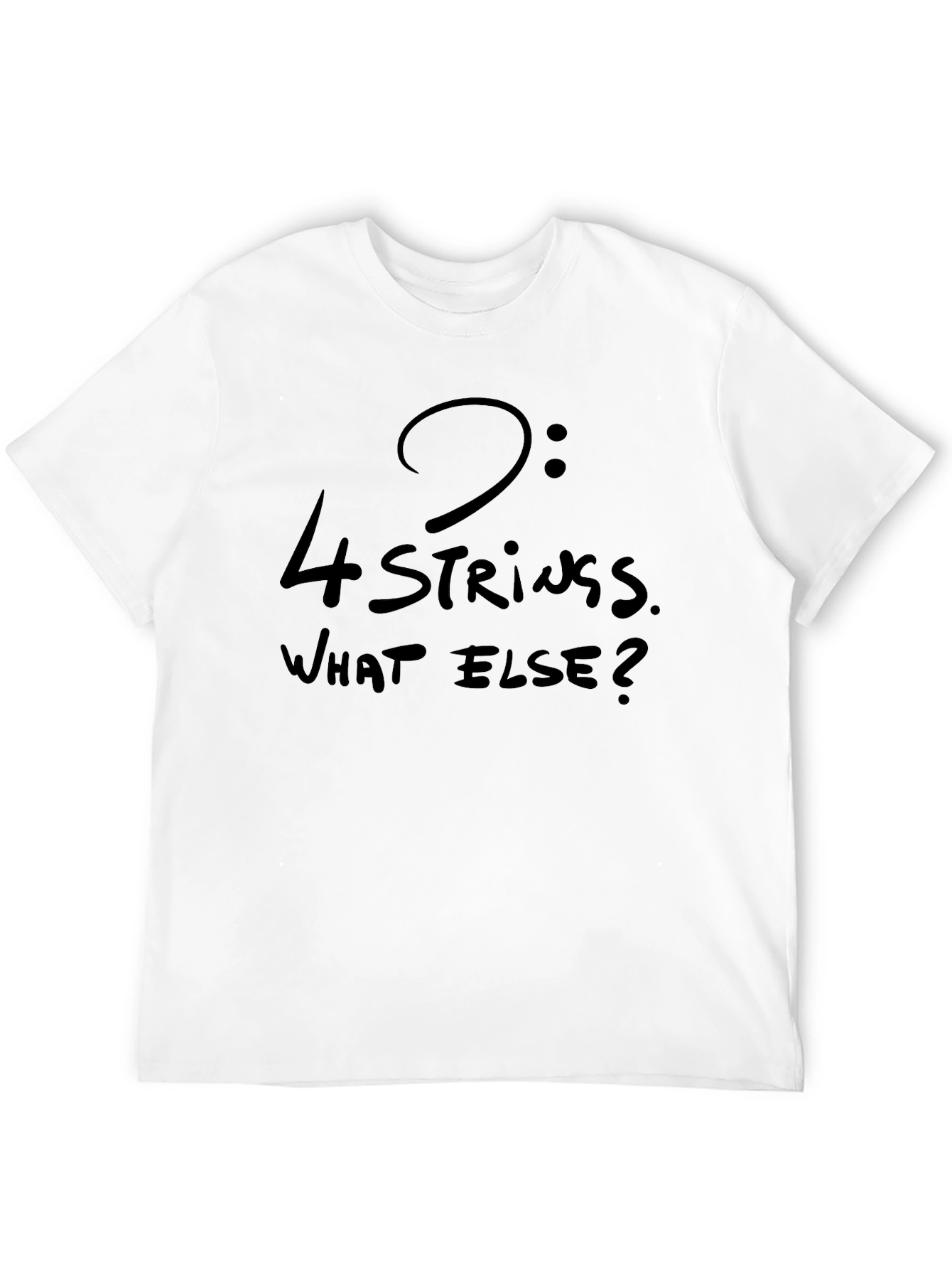 4-String Bass Humor T-Shirt