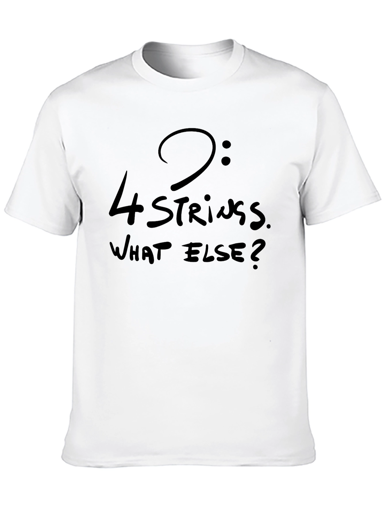 4-String Bass Humor T-Shirt