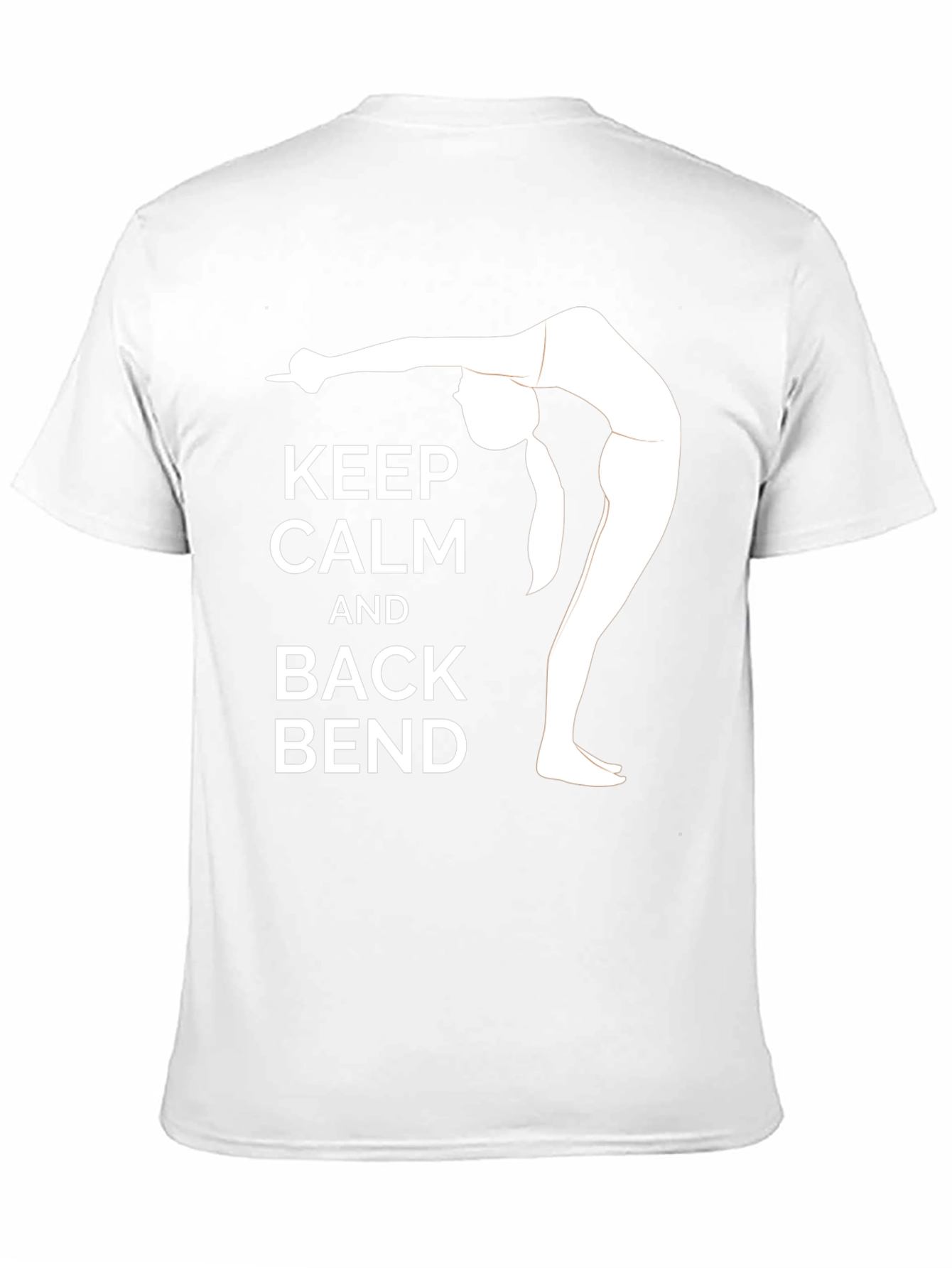 Keep Calm and Back Bend Black T-Shirt