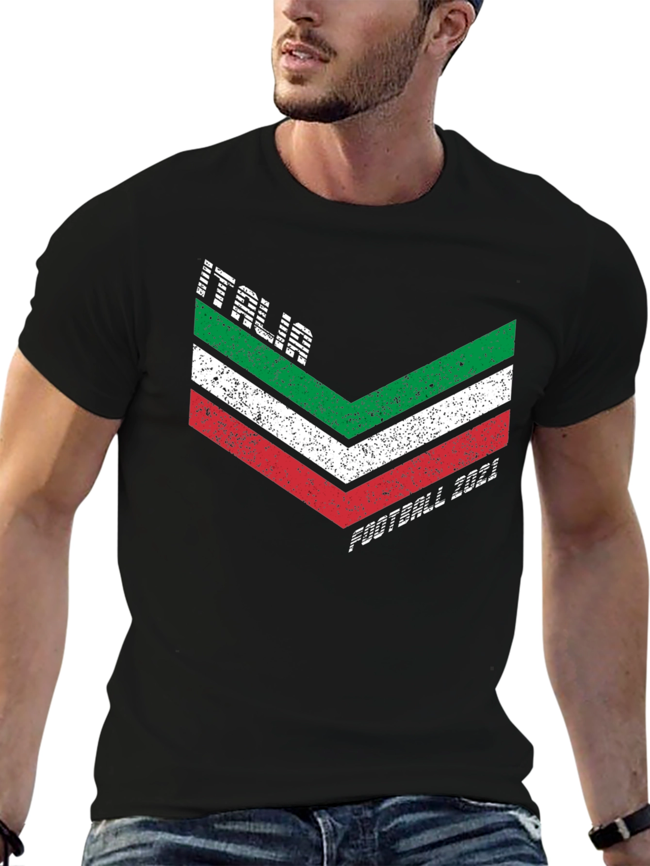 Italia Football 2021 T-Shirt - Italian Pride Tee