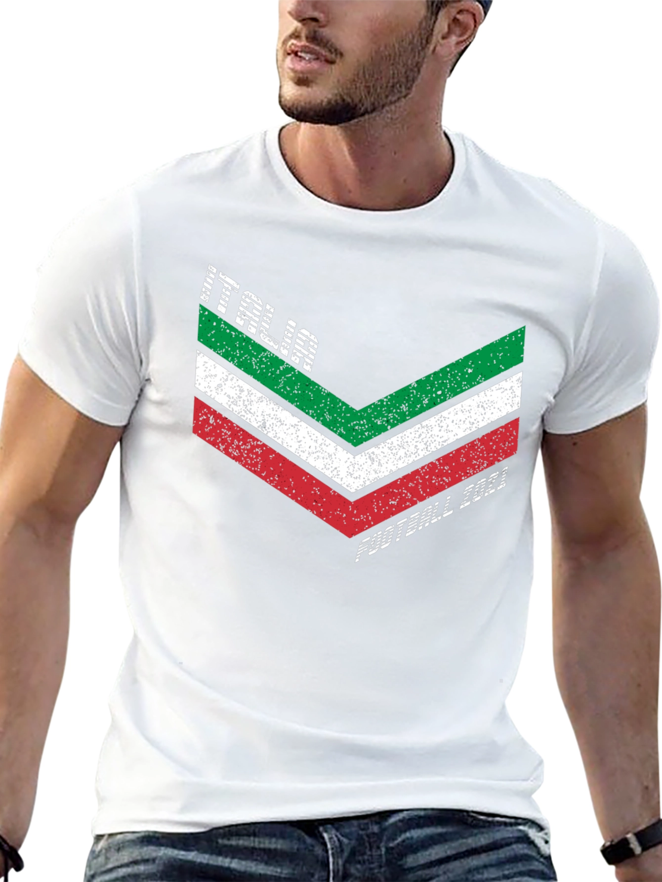 Italia Football 2021 T-Shirt - Italian Pride Tee