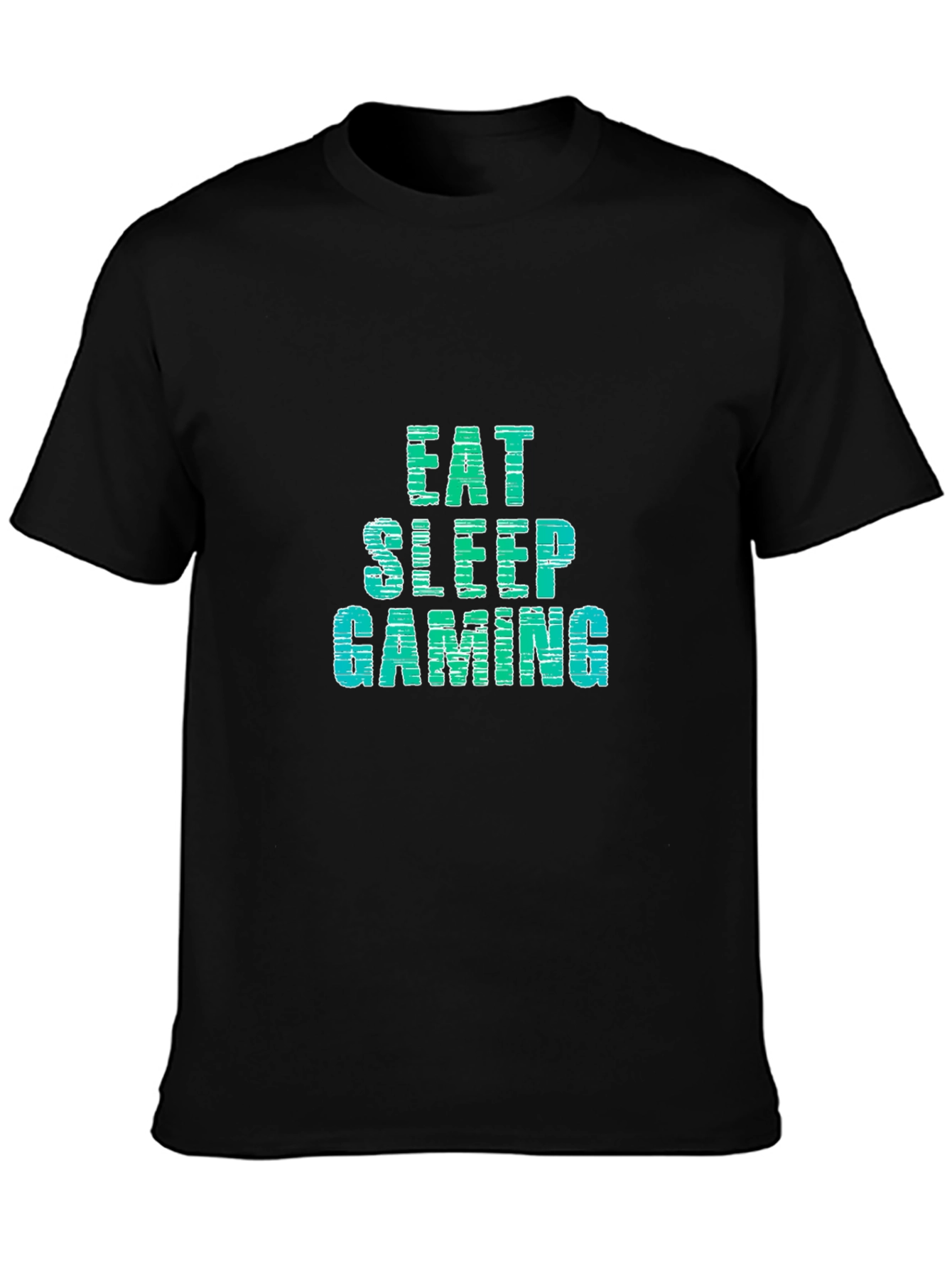 Eat Sleep Gaming Black T-Shirt