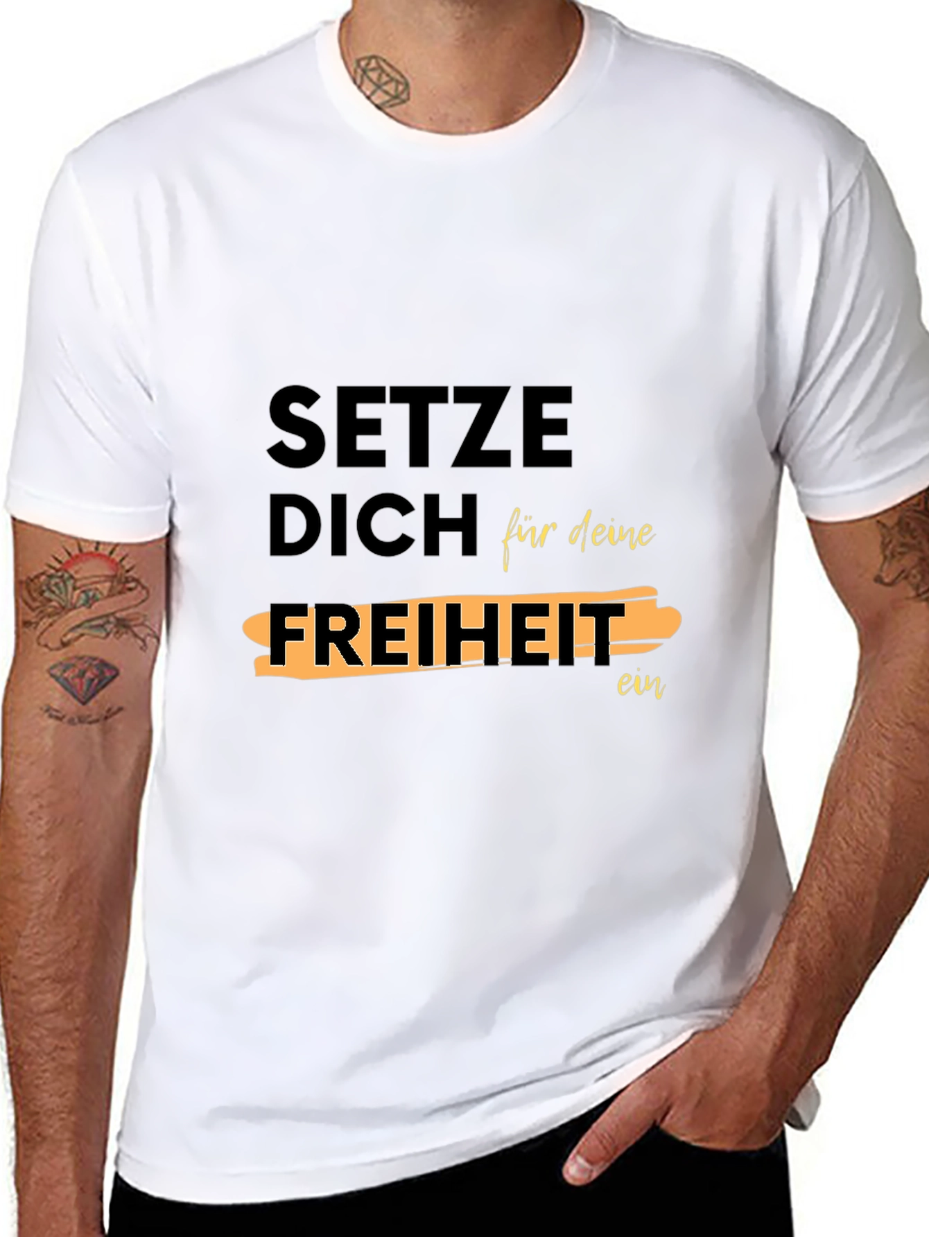 Setze Dich Für Deine Freiheit Ein T-Shirt