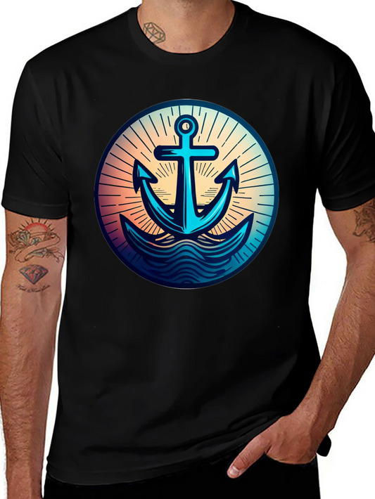 Nautical Anchor Graphic Tee - Stylish and Comfortable