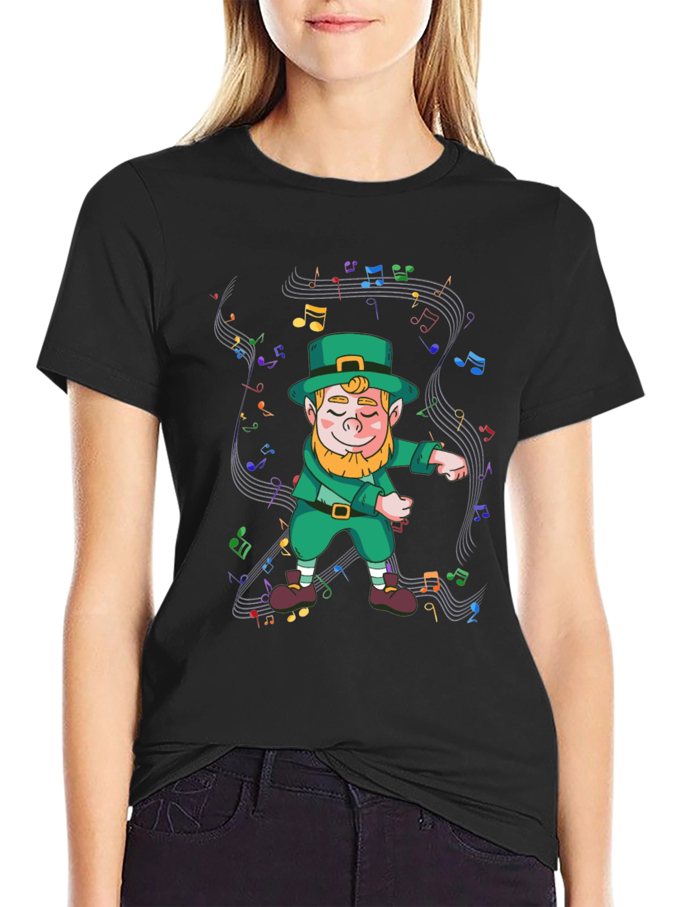 Dancing Leprechaun St. Patricks Day T-Shirt