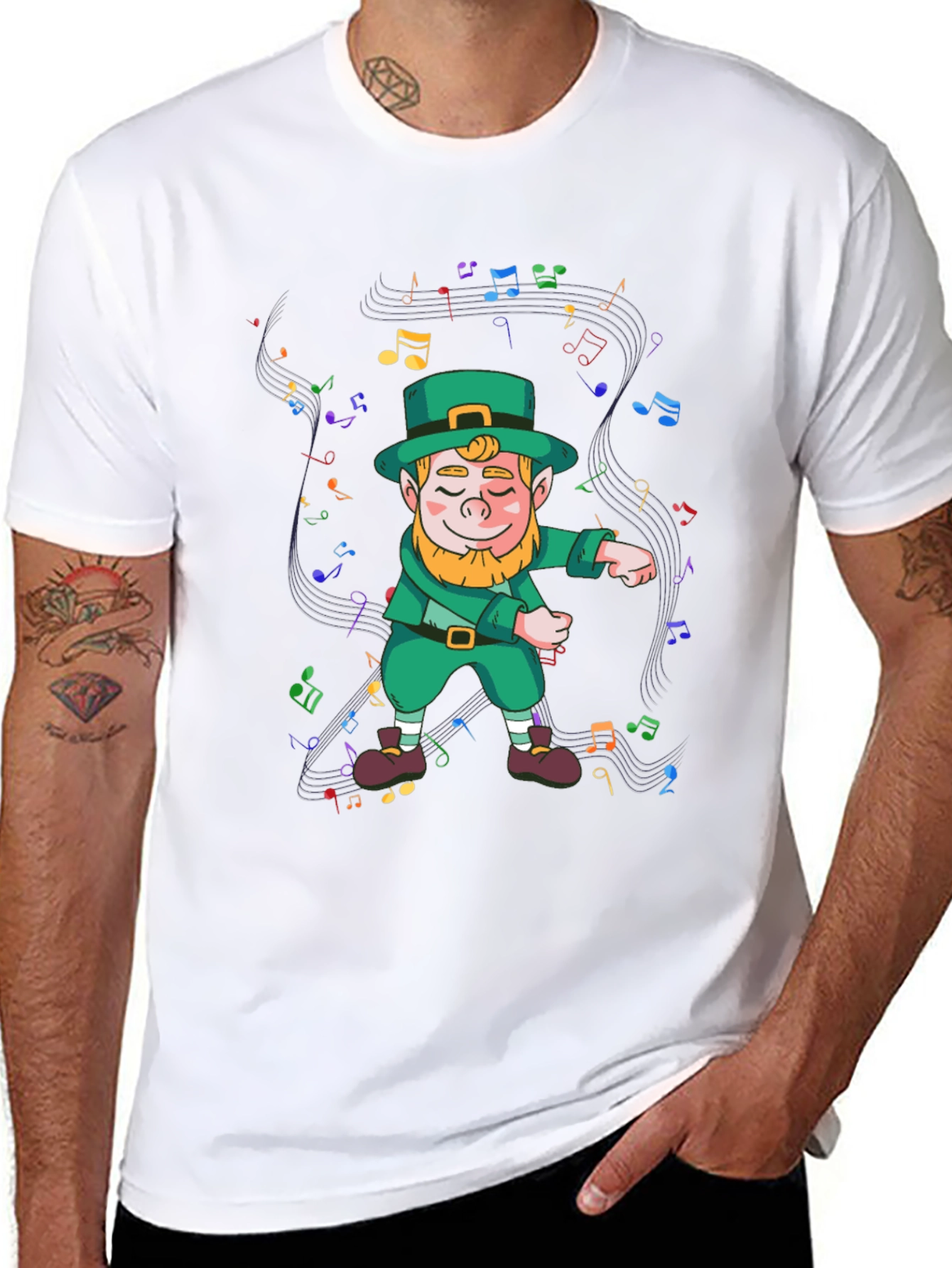 Dancing Leprechaun St. Patricks Day T-Shirt