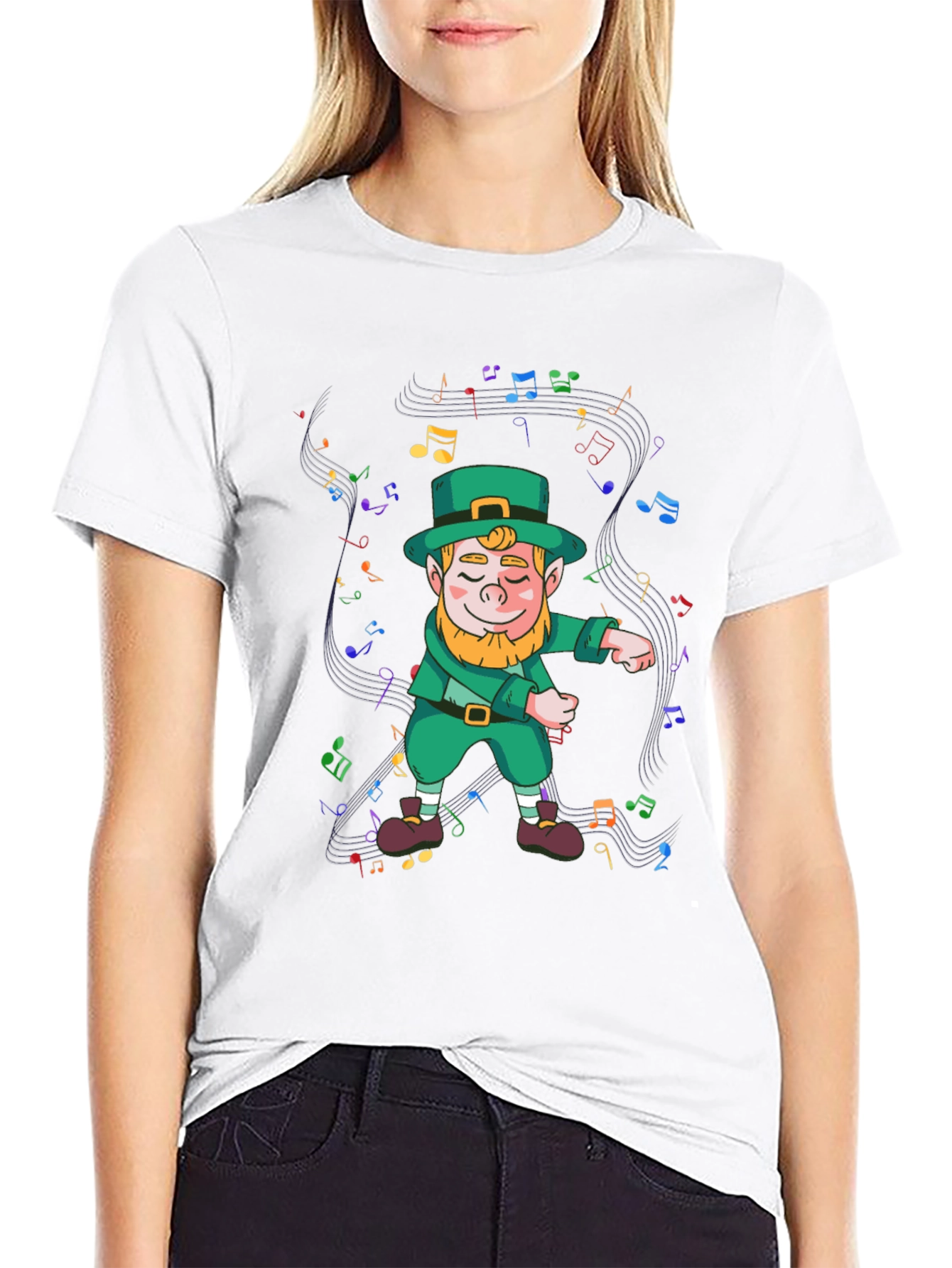 Dancing Leprechaun St. Patricks Day T-Shirt