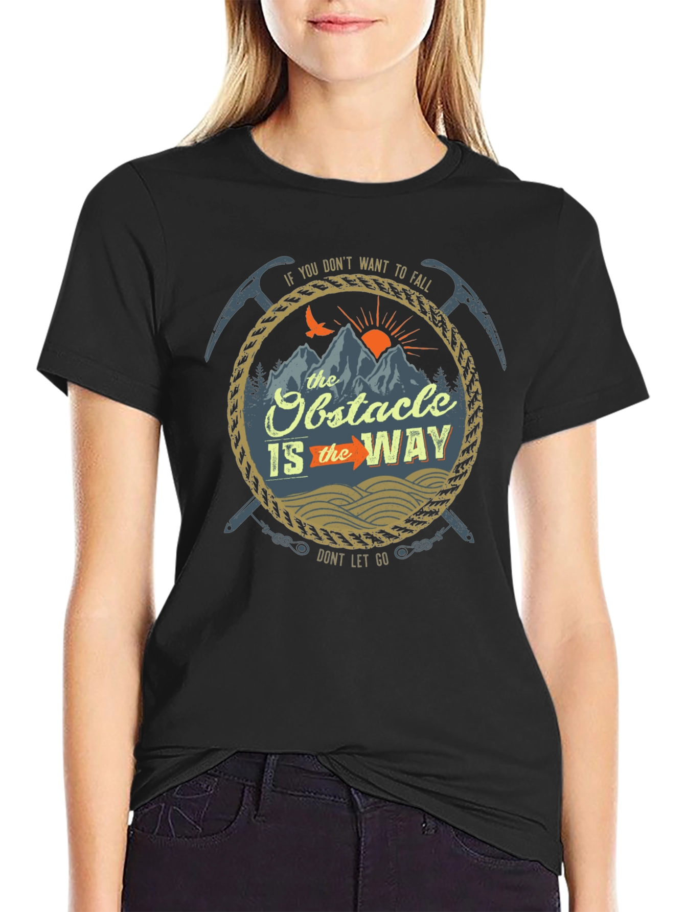 Obstacle is the Way Graphic Tee - Adventure Awaits