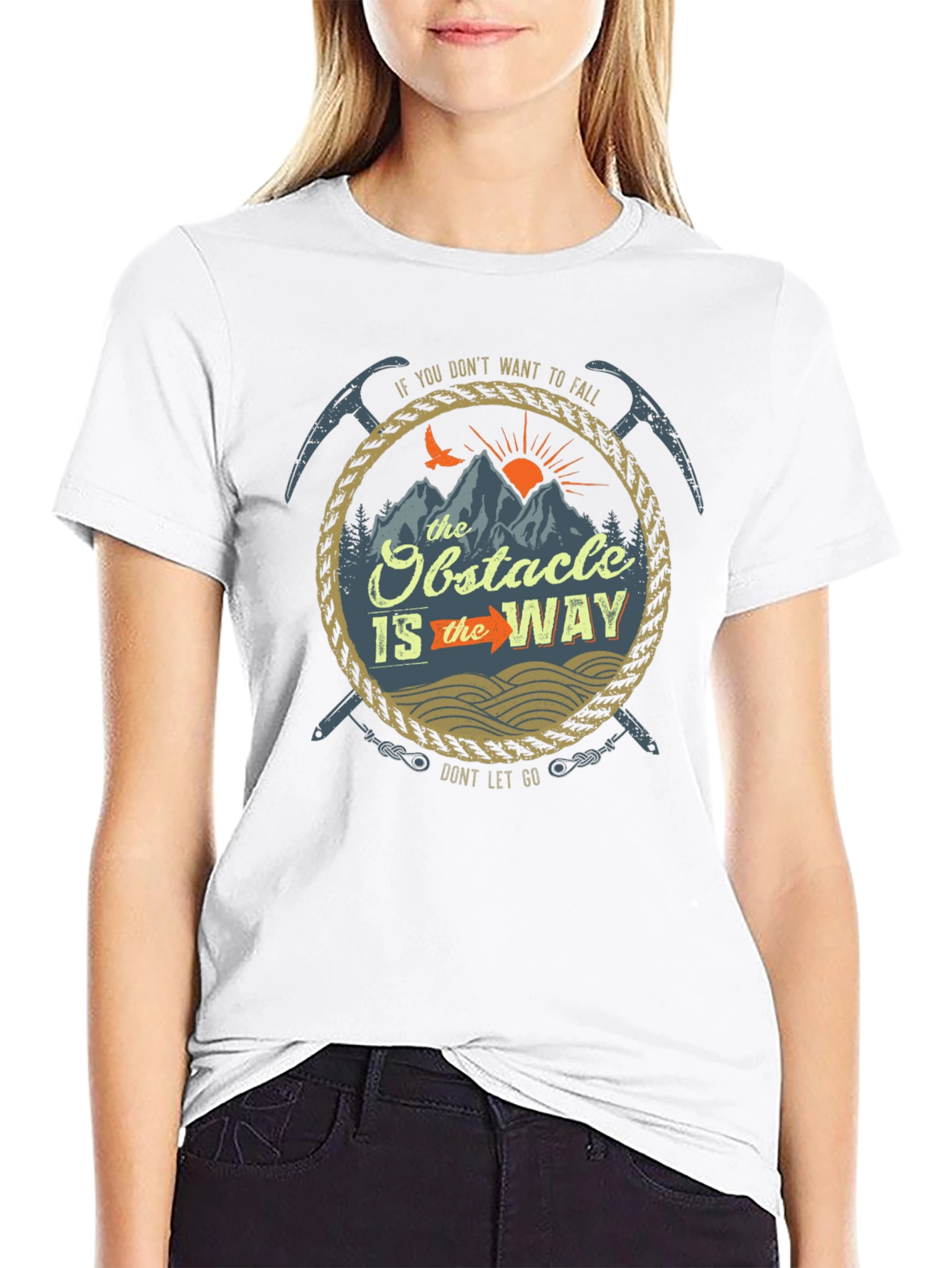 Obstacle is the Way Graphic Tee - Adventure Awaits