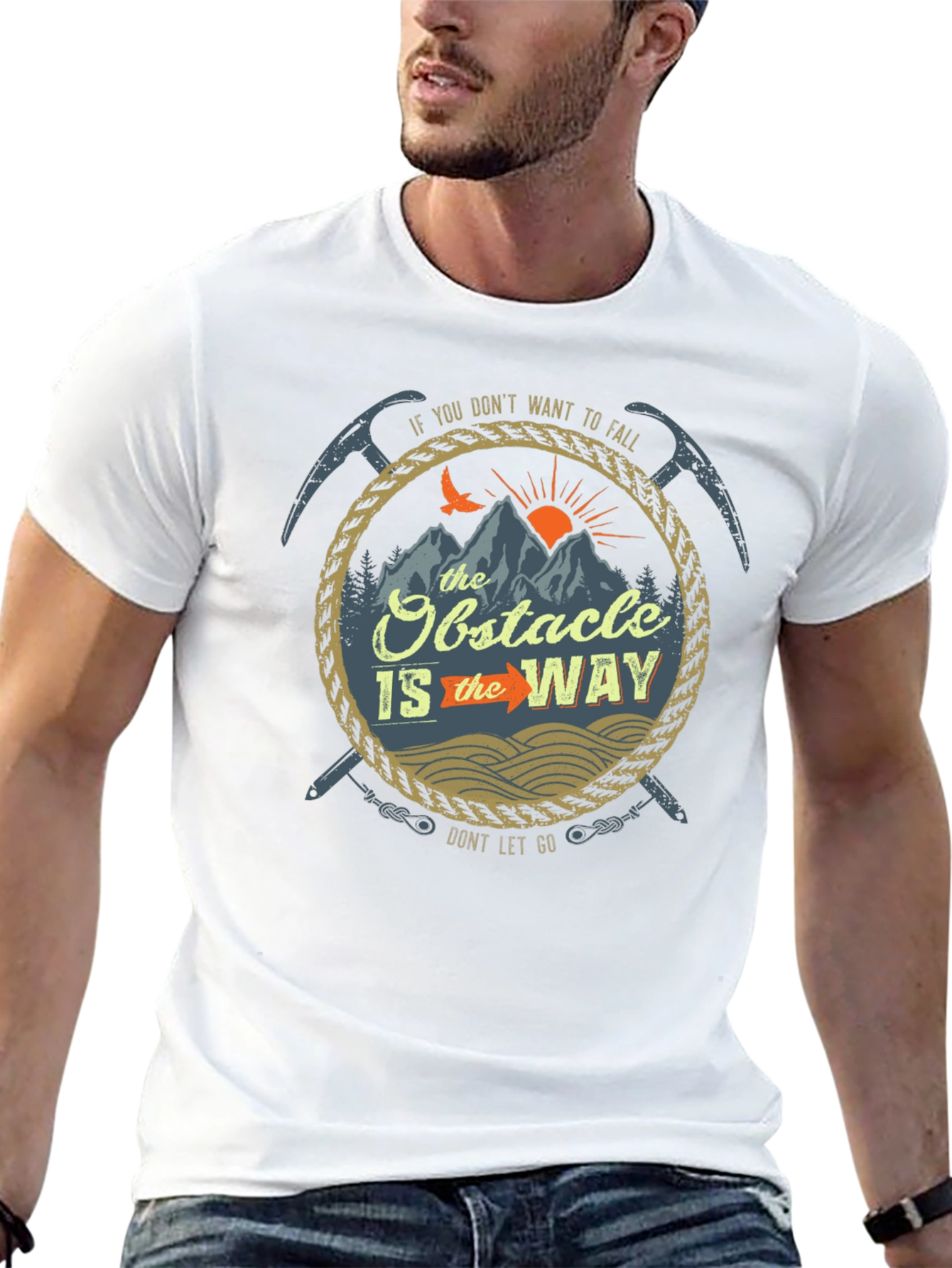 Obstacle is the Way Graphic Tee - Adventure Awaits