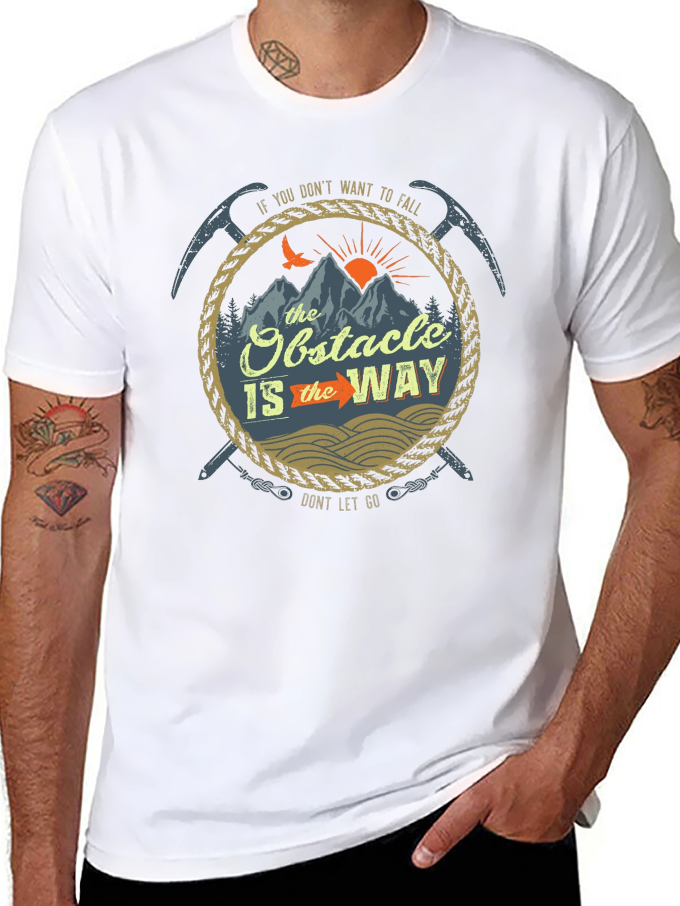 Obstacle is the Way Graphic Tee - Adventure Awaits