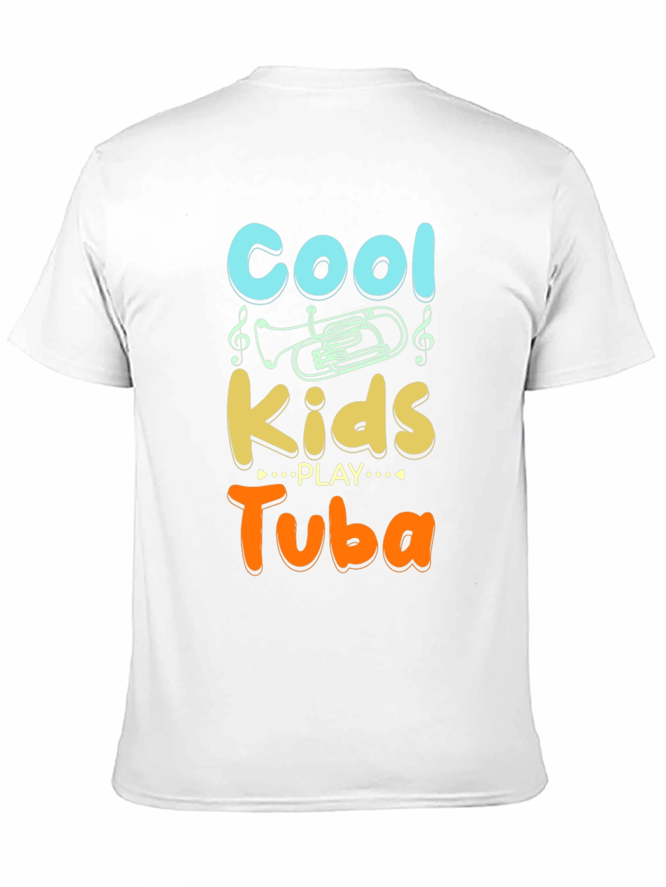 Cool Kids Play Tuba Graphic Tee