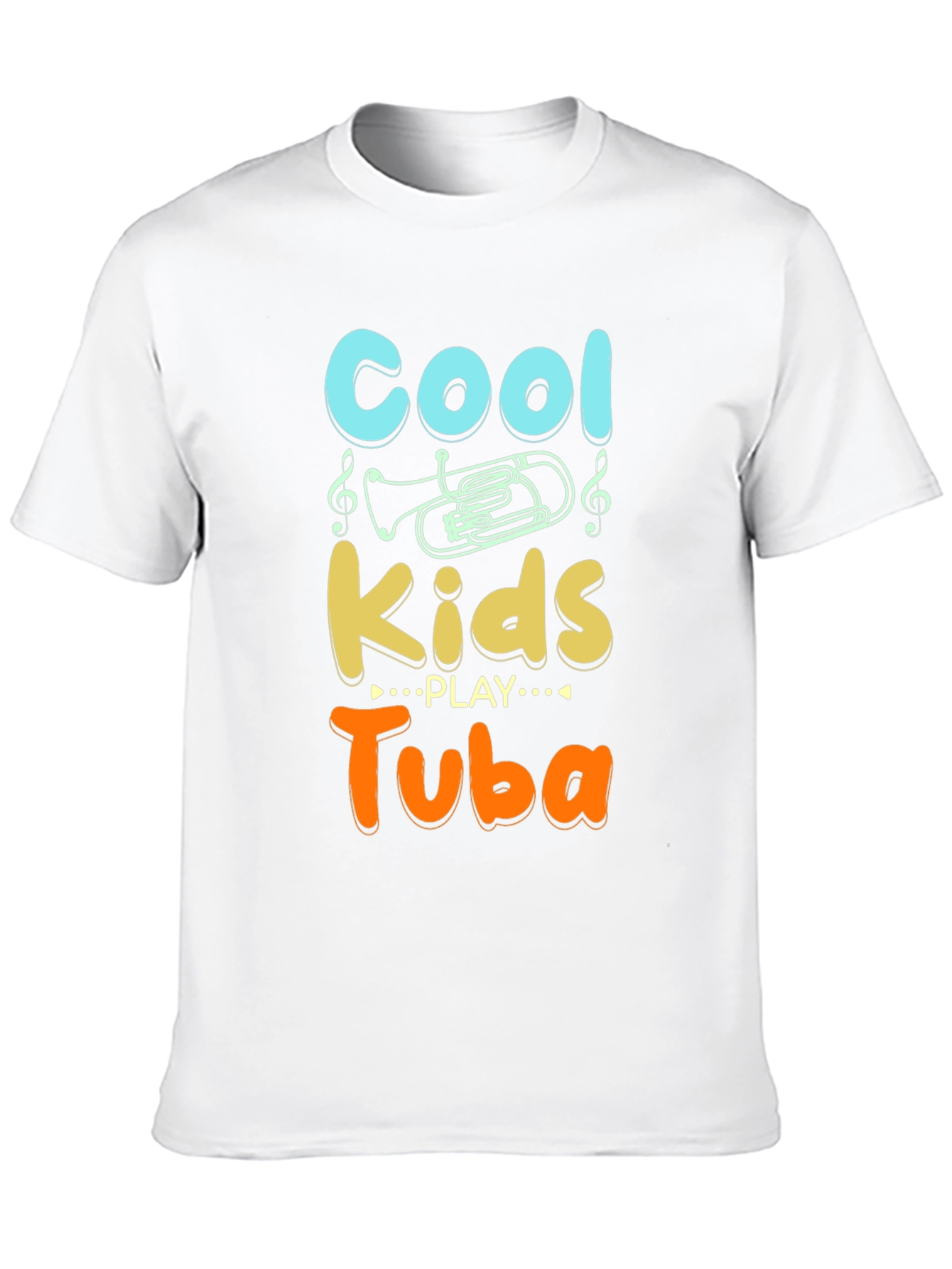Cool Kids Play Tuba Graphic Tee