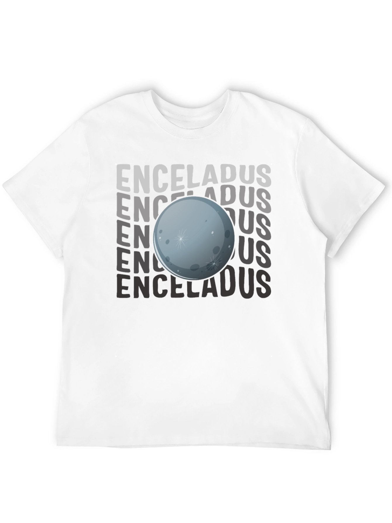 Enceladus Graphic T-Shirt - Space Science Tee