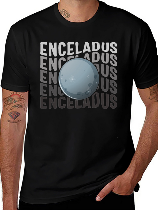 Enceladus Graphic T-Shirt - Space Science Tee