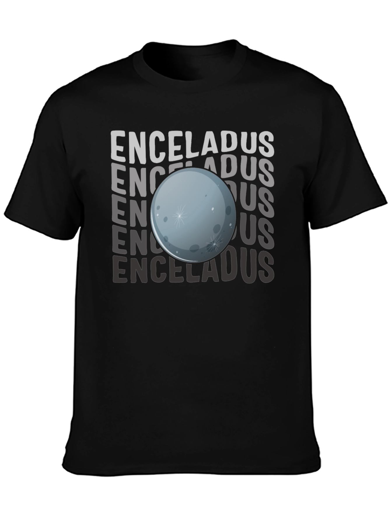 Enceladus Graphic T-Shirt - Space Science Tee