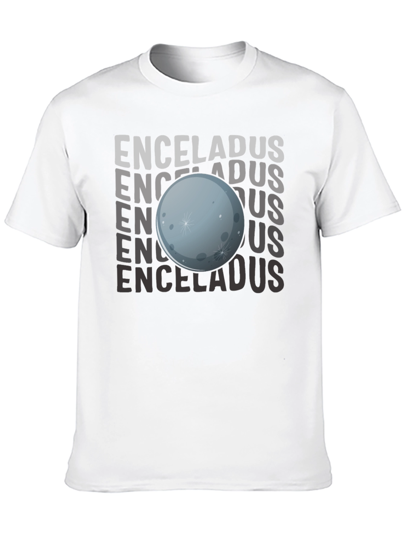 Enceladus Graphic T-Shirt - Space Science Tee