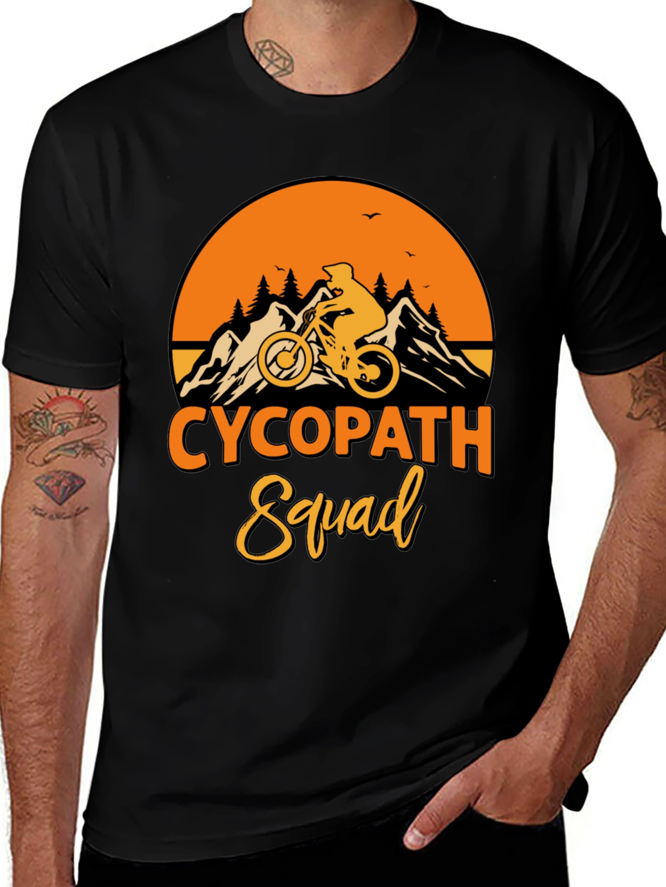 Cyclopath Squad Mountain Biker T-Shirt