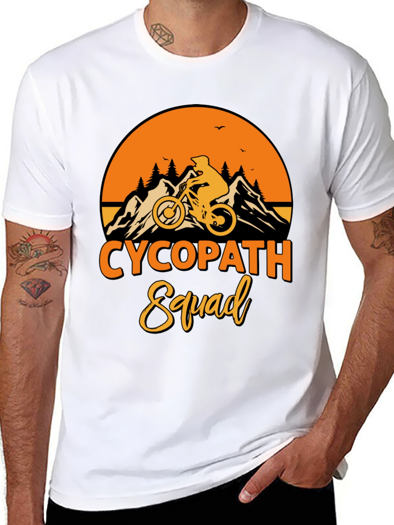 Cyclopath Squad Mountain Biker T-Shirt
