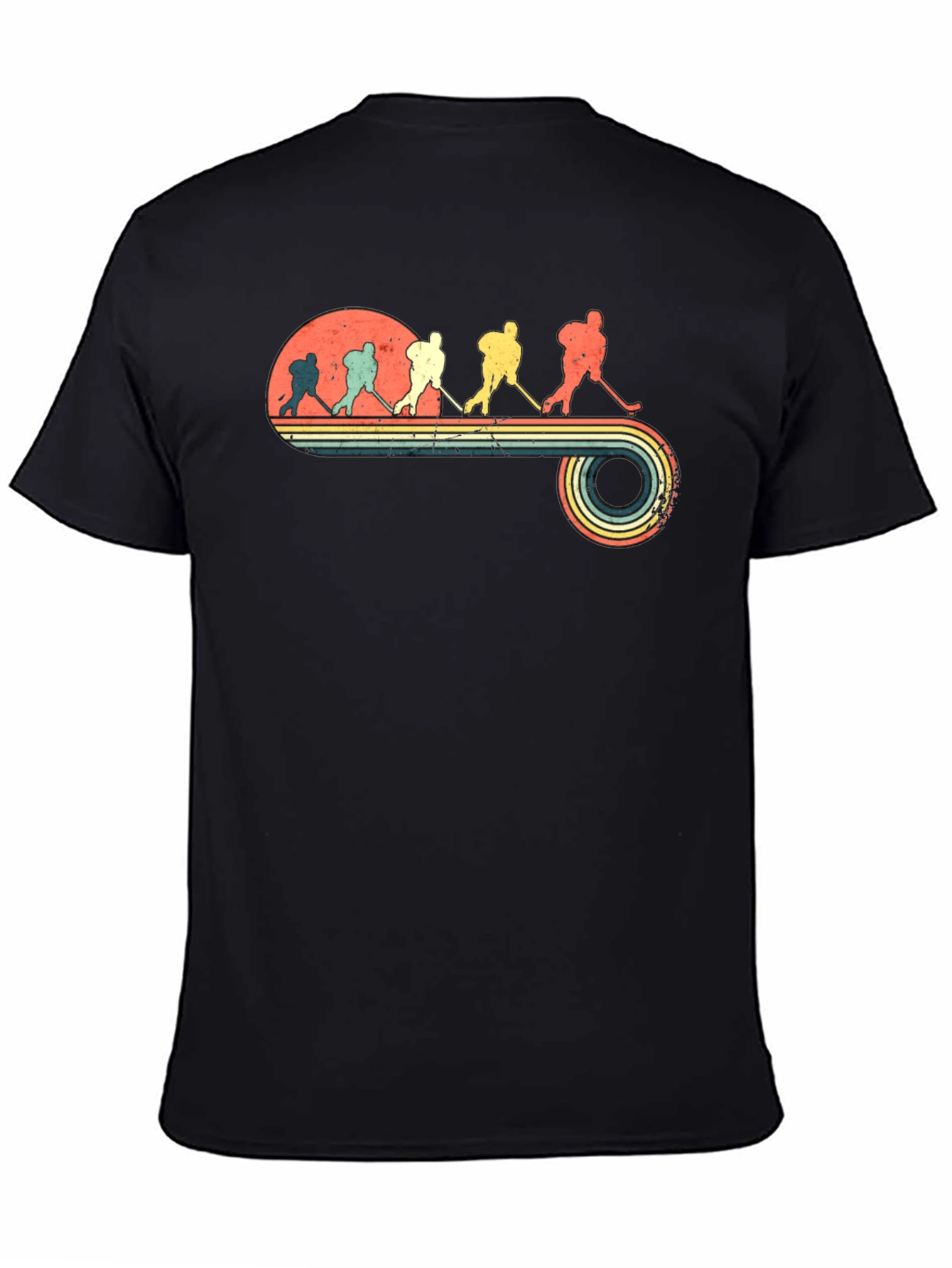 Retro Hockey Evolution Graphic T-Shirt