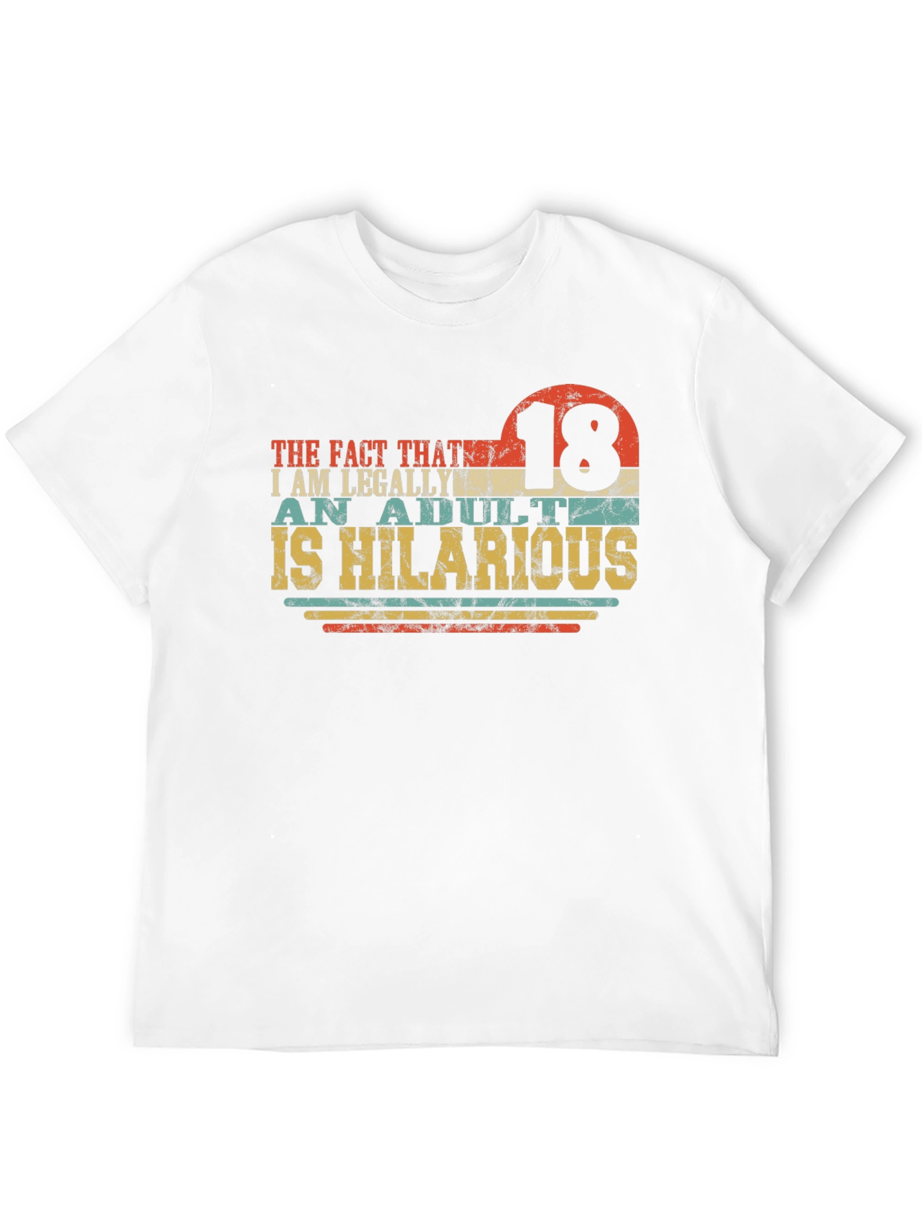 18th Birthday Funny Adult T-Shirt