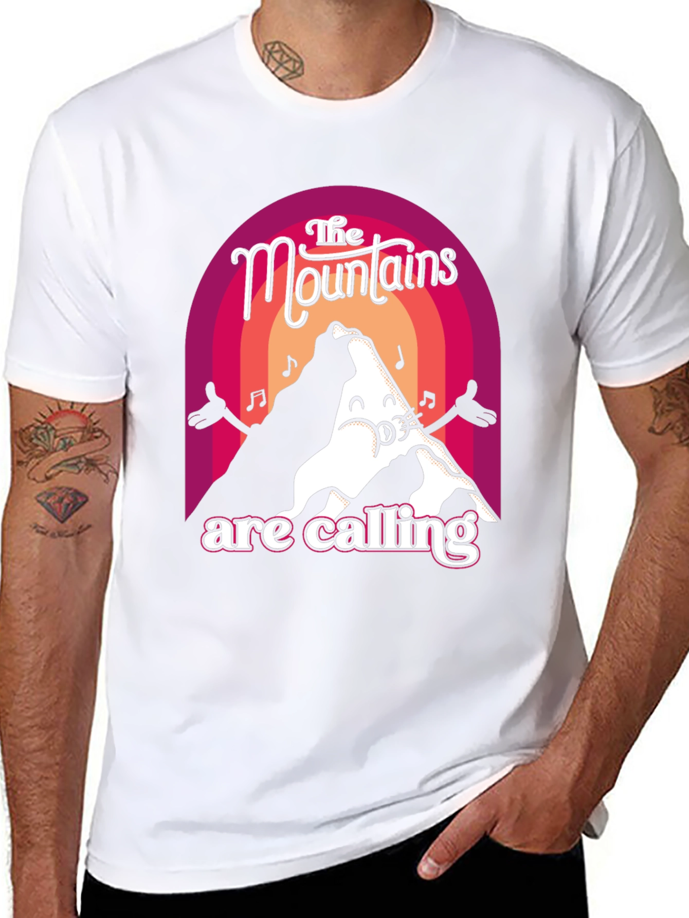 The Mountains are Calling T-Shirt - Adventure Awaits