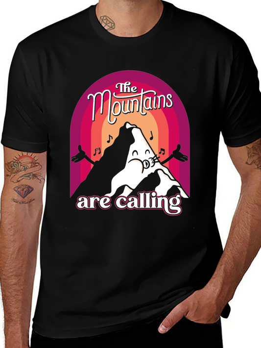 The Mountains are Calling T-Shirt - Adventure Awaits