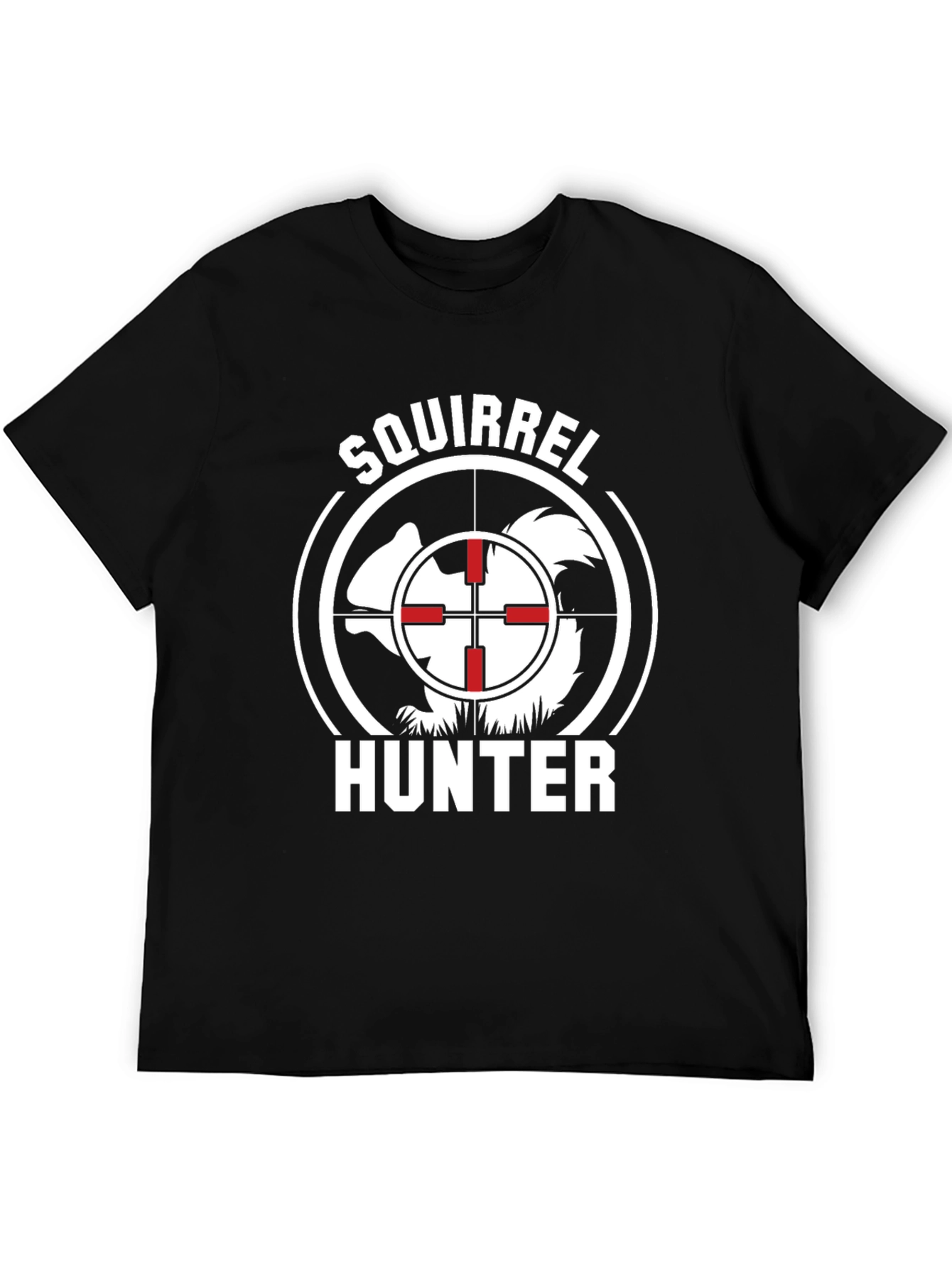 Squirrel Hunter Graphic Tee - Novelty Hunting Shirt