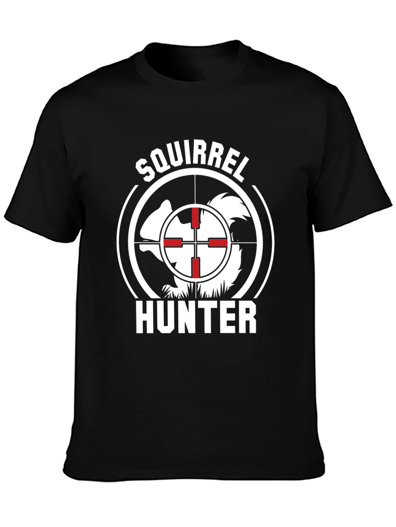 Squirrel Hunter Graphic Tee - Novelty Hunting Shirt