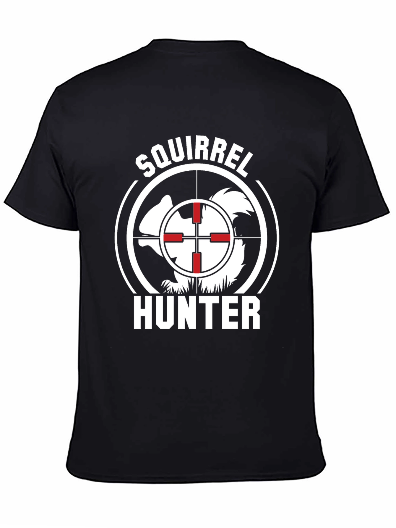 Squirrel Hunter Graphic Tee - Novelty Hunting Shirt