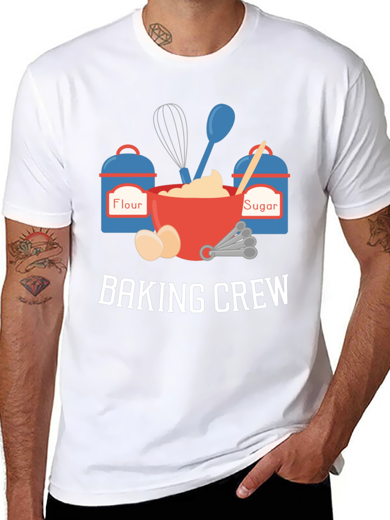 Baking Crew T-Shirt -  Cute Chef Graphic Tee