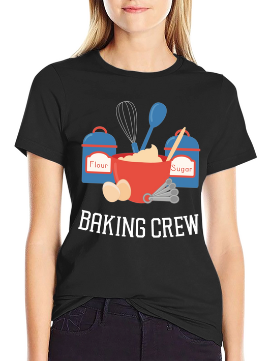 Baking Crew T-Shirt -  Cute Chef Graphic Tee