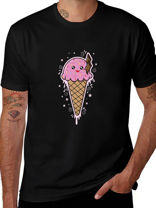 Ice Cream Graphic Tee - Sweet Style