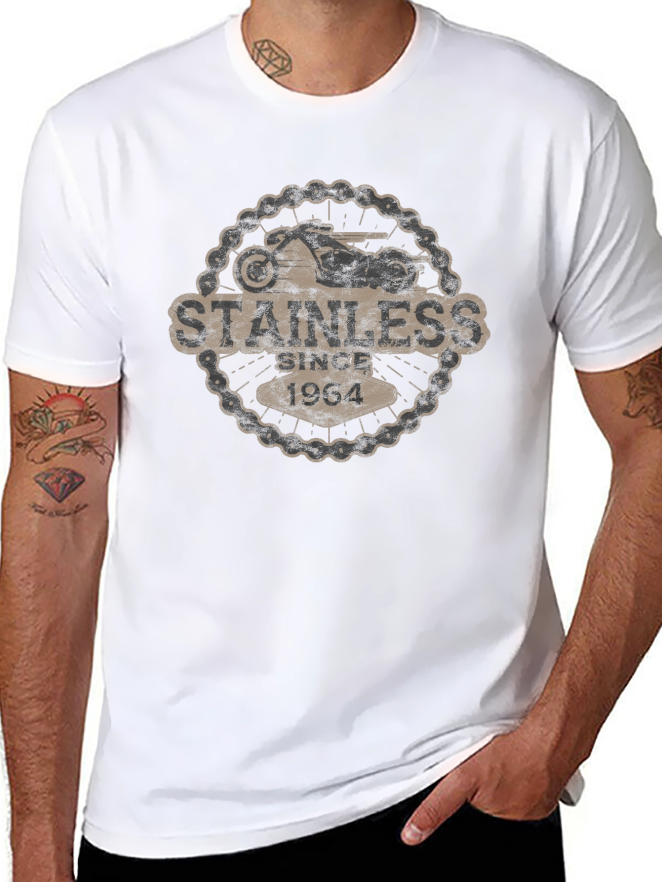 Stainless Since 1964 Motorcycle Graphic Tee