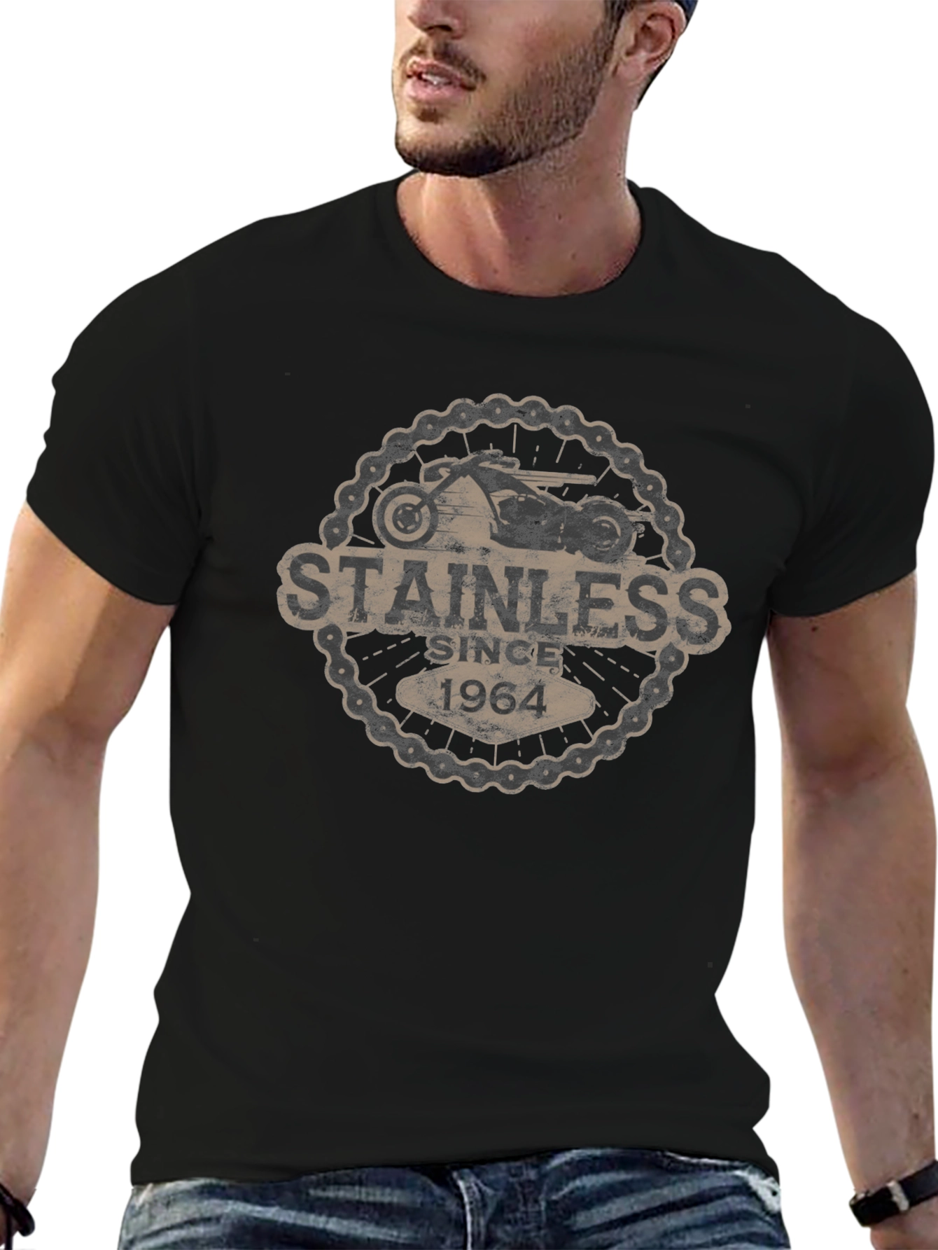 Stainless Since 1964 Motorcycle Graphic Tee
