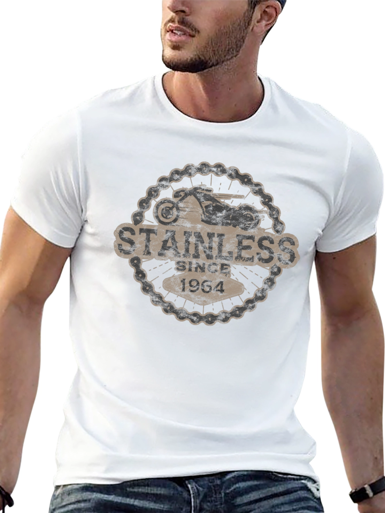 Stainless Since 1964 Motorcycle Graphic Tee