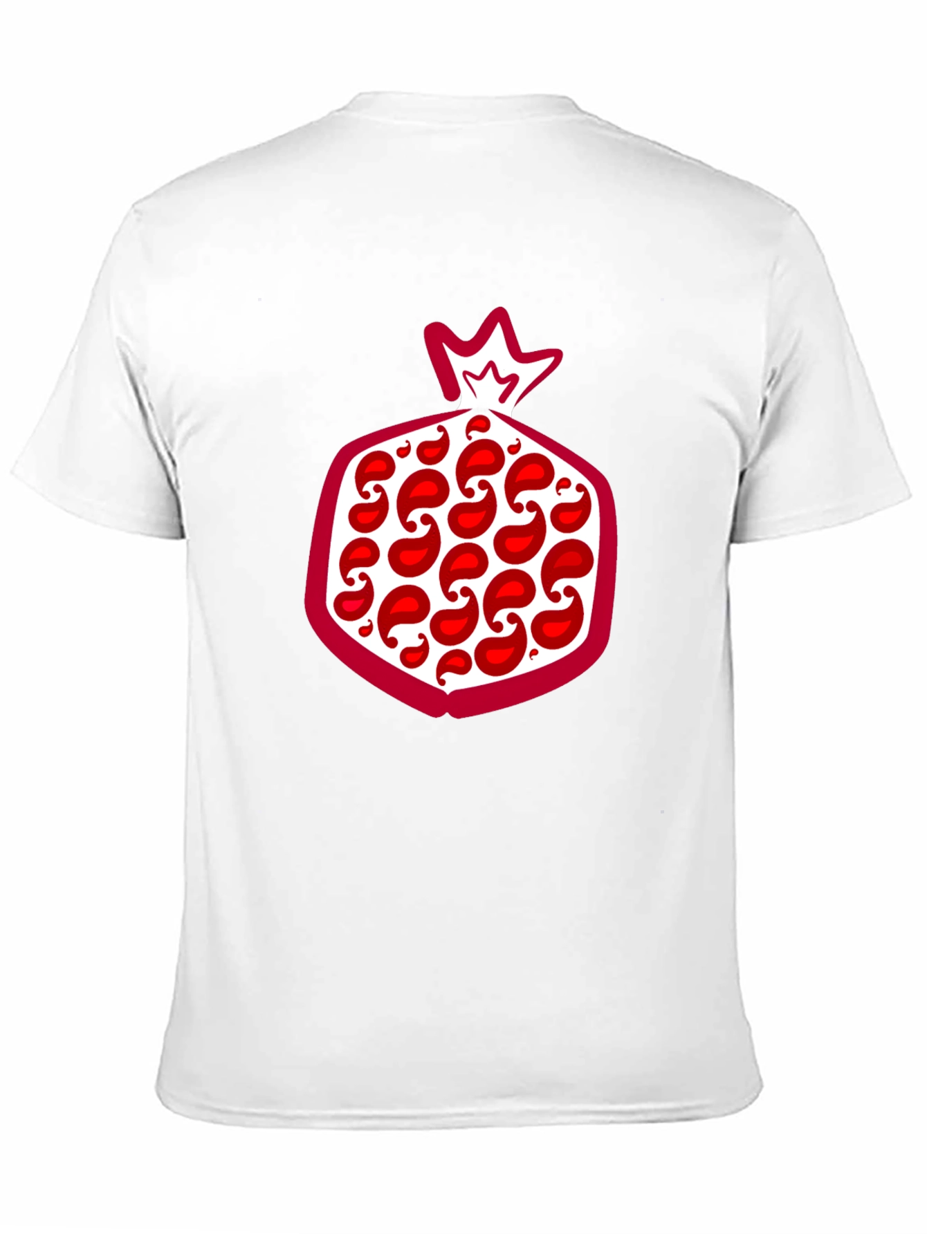 Pomegranate Graphic Tee - Stylish Fruit Design T-Shirt