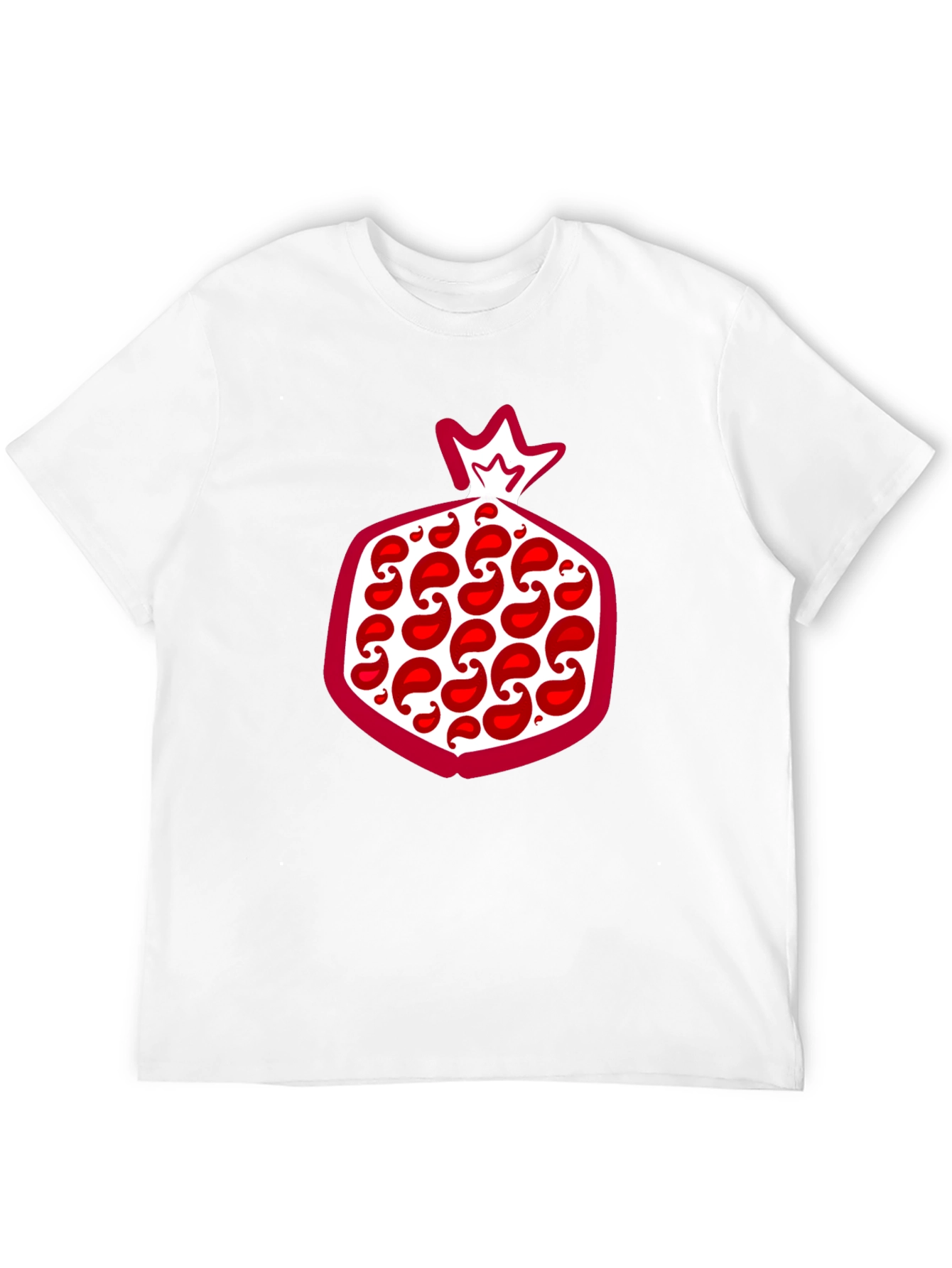 Pomegranate Graphic Tee - Stylish Fruit Design T-Shirt