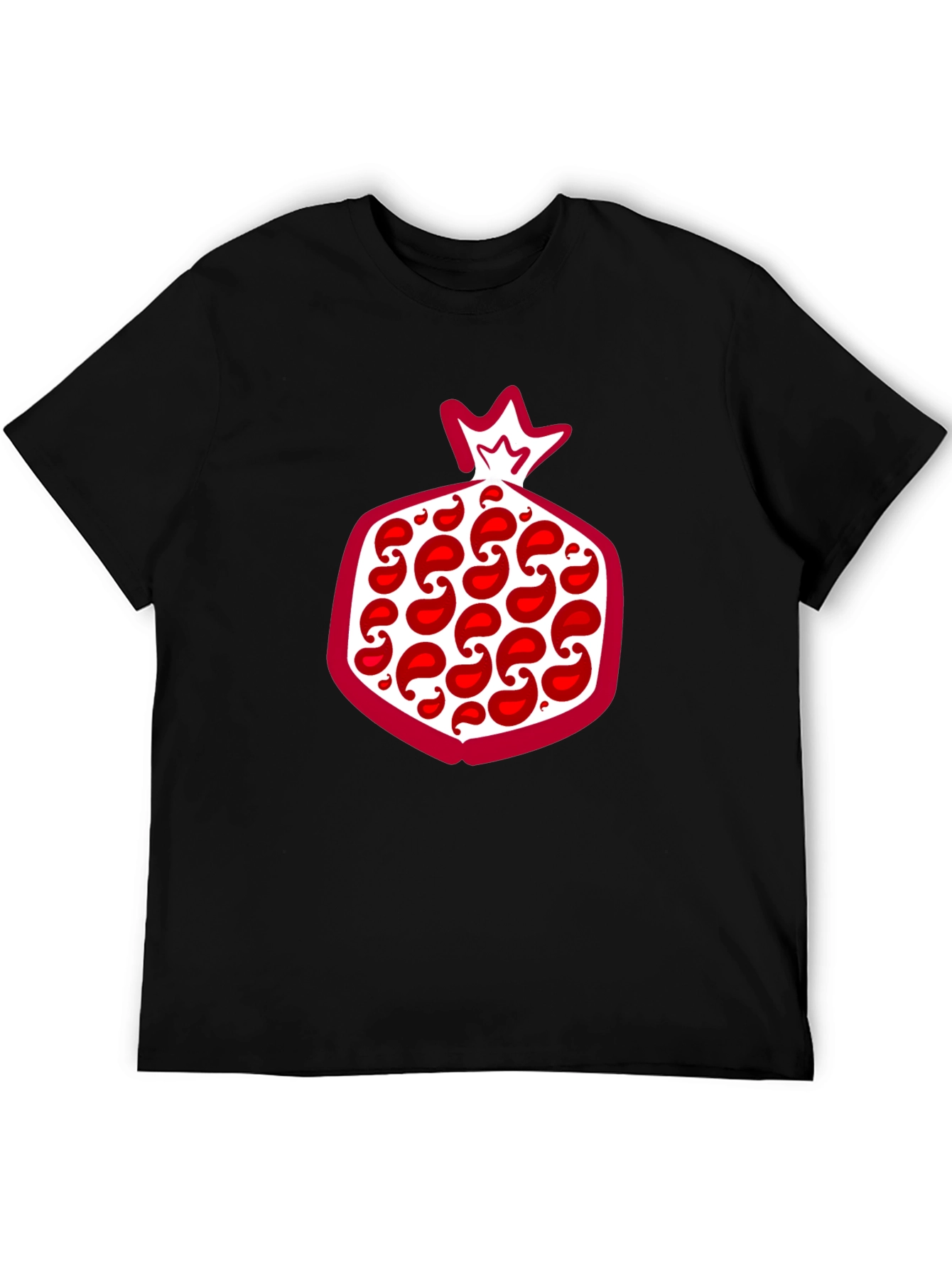 Pomegranate Graphic Tee - Stylish Fruit Design T-Shirt