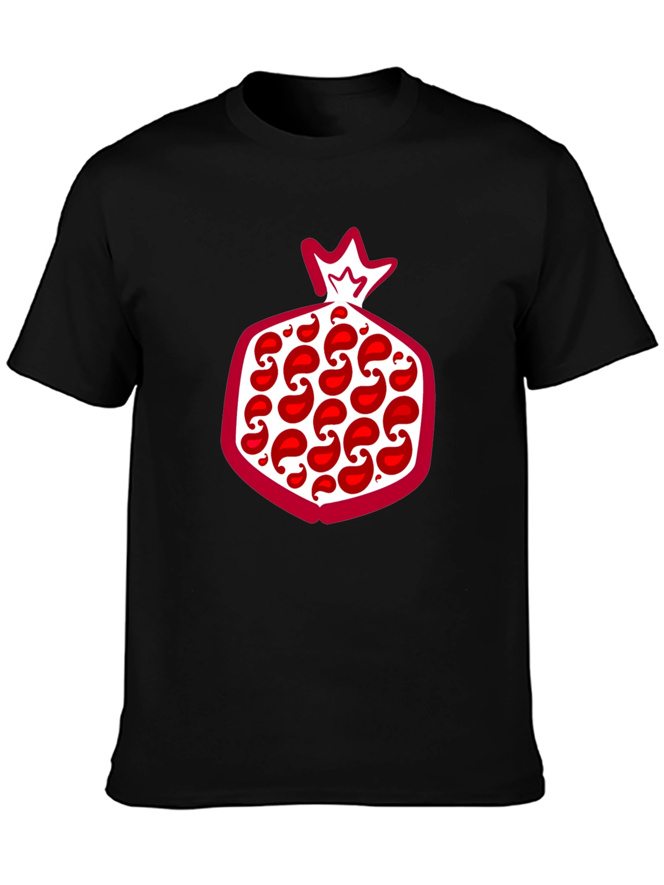 Pomegranate Graphic Tee - Stylish Fruit Design T-Shirt